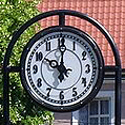 Zegar uliczny w Suchaniu